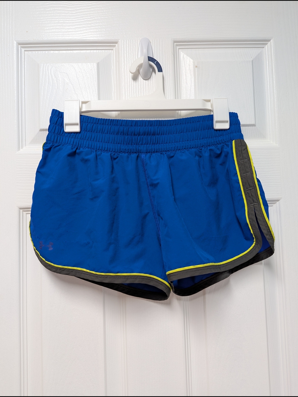 Women's Athletic Running Shorts - Blue by Under Armour